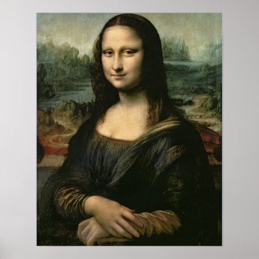 Leonardo Vinci | Mona Lisa, c.1503-6 Poster (Voorkant)