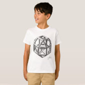 Leonardo's Polyhedra T-shirt (Voorkant volledig)