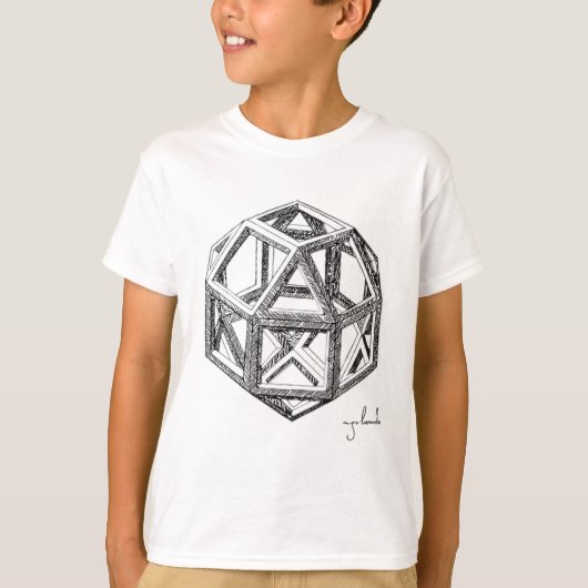 Leonardo's Polyhedra T-shirt (Voorkant)
