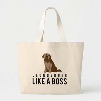 Leonberger, als een baas grote tote bag