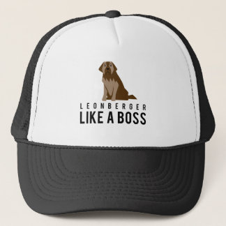 Leonberger, als een baas trucker pet