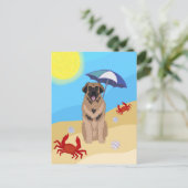 Leonberger Beach Briefkaart (Staand voorkant)