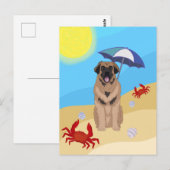 Leonberger Beach Briefkaart (Voorkant / Achterkant)