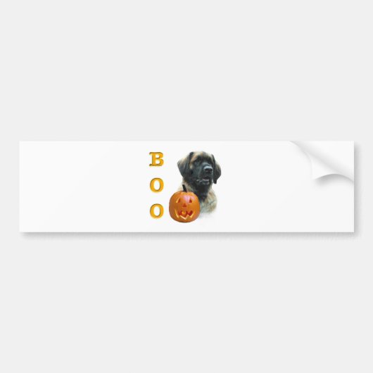 Leonberger Boo Bumpersticker (Voorkant)