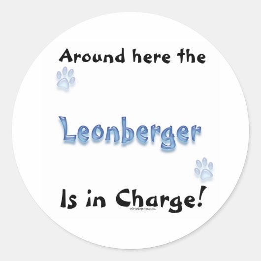 Leonberger Charge - Sticker (Voorkant)