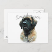 Leonberger Dad 2 Briefkaart (Voorkant / Achterkant)