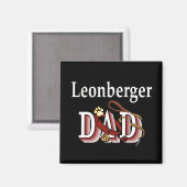 Leonberger DAD-magneet Magneet (Voorkant / Achterkant)