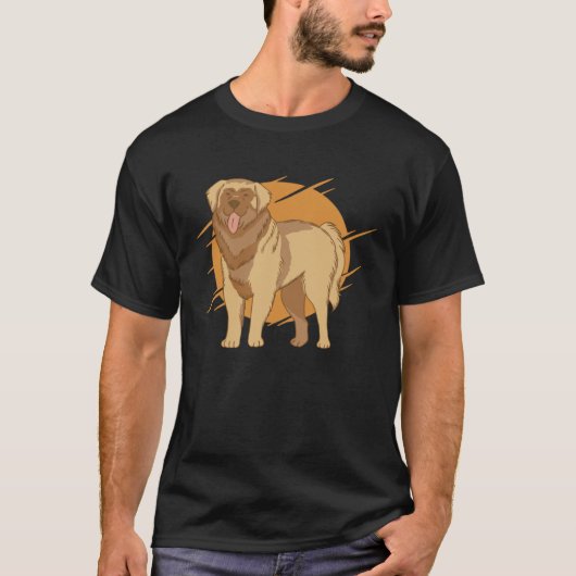 Leonberger dog t-shirt (Voorkant)