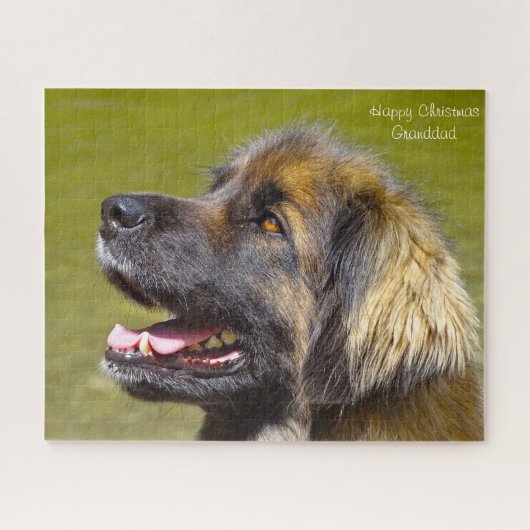 Leonberger hond. legpuzzel (Horizontaal)