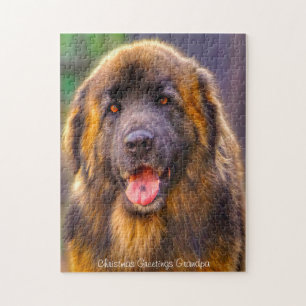 Leonberger hond. legpuzzel