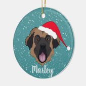  Leonberger  Keramisch Ornament (Links)