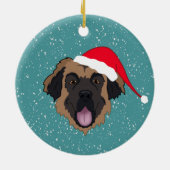  Leonberger  Keramisch Ornament (Achterkant)