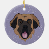 Leonberger Keramisch Ornament (Achterkant)