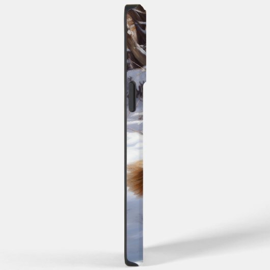 Leonberger liet het sneeuwen Kerstmis Case-Mate iPhone Case (Achterkant / Rechts)