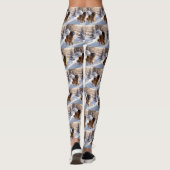 Leonberger liet het sneeuwen Kerstmis Leggings (Achterkant)