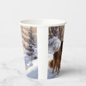 Leonberger liet het sneeuwen Kerstmis Papieren Bekers (Links)