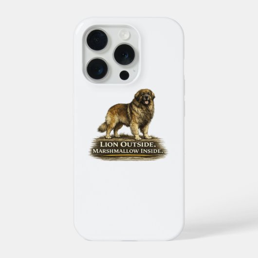 Leonberger – Lion à l'extérieur, Marshmallow à l'i (Verso)