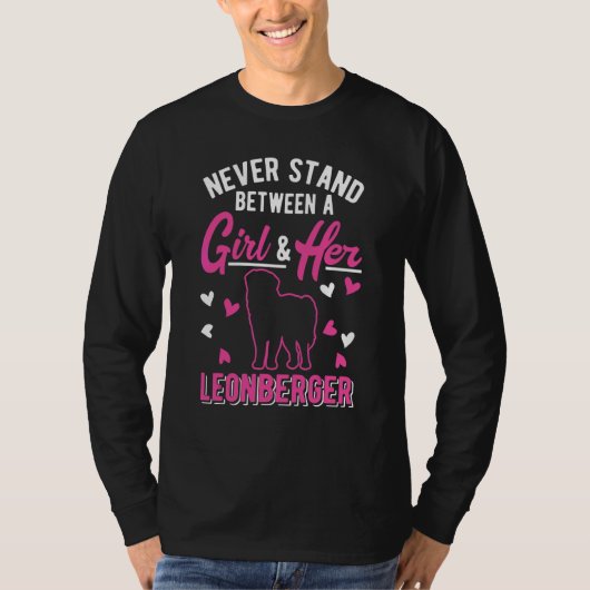 Leonberger Meisje T-shirt (Voorkant)