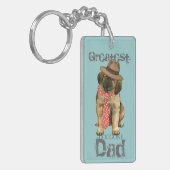 Leonberger Pa Sleutelhanger (Voorkant Links)