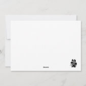 Leonberger sauve la carte plate de vacances de (Dos)