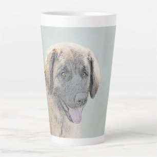 Leonberger schilderen - Kute Original Dog Art Latte Mok