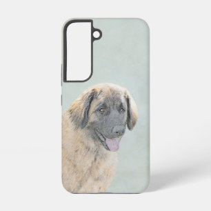 Leonberger schilderen - Kute Original Dog Art Samsung Galaxy Hoesje
