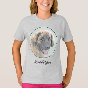 Leonberger schilderen - Kute Original Dog Art T-shirt