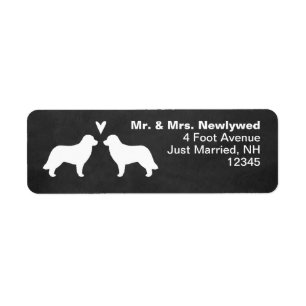 Leonberger Silhouetten Liefde Retouradres Labels