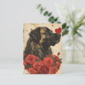 Leonberger Valentijnsdag Briefkaart (Staand voorkant)