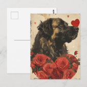 Leonberger Valentijnsdag Briefkaart (Voorkant / Achterkant)