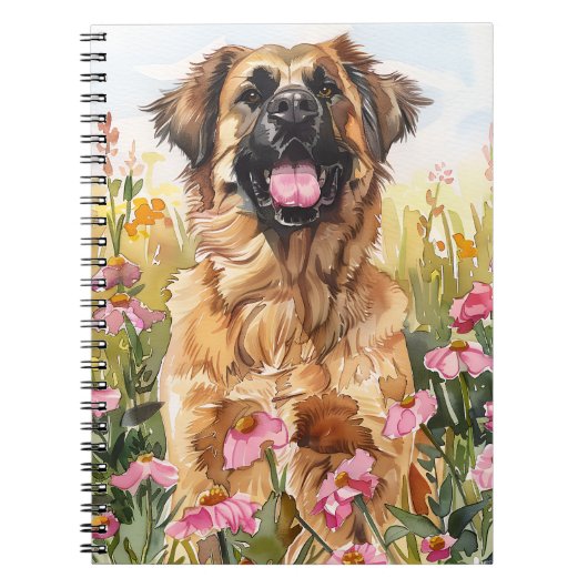 Leonberger Watercolor Journal (Devant)