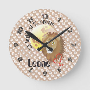 Leone 23 luglio al 22 agosto Orologio Ronde Klok