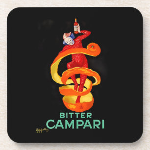 Leonetto Cappiello Bitter Orange Liqueur Poster Bier Onderzetter