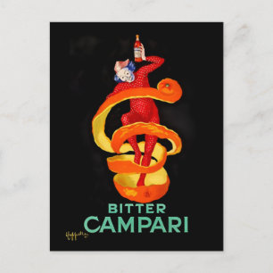 Leonetto Cappiello Bitter Orange Liqueur Poster Briefkaart