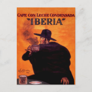 Leonetto Cappiello Iberia Coffee Reclame Briefkaart