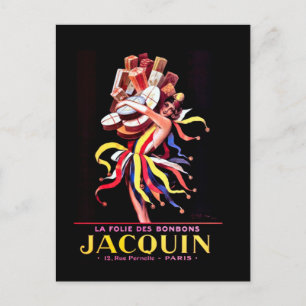 Leonetto Cappiello Jacquin Bonbon Reclame Briefkaart