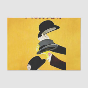 Leonetto Cappiello Mossant Hoed Advertentieposter Tissuepapier
