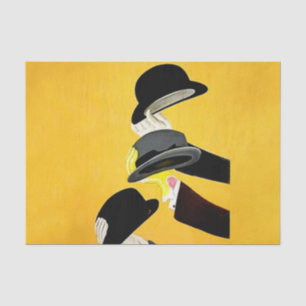 Leonetto Cappiello Mossant Hoed Advertentieposter Tissuepapier