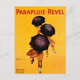 Leonetto Cappiello Revel Paraplu Advertentie Briefkaart