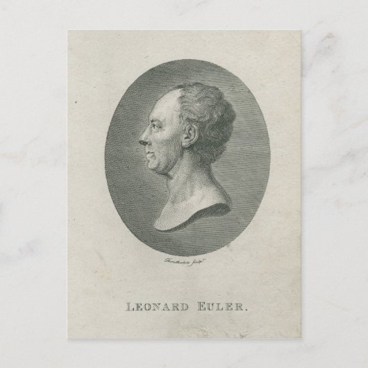 Leonhard Euler Briefkaart (Voorkant)