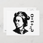 Leonhard Euler Briefkaart (Voorkant / Achterkant)