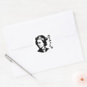 Leonhard Euler Ronde Sticker (Envelop)