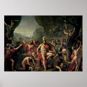 Leonidas bij Thermopylae Poster