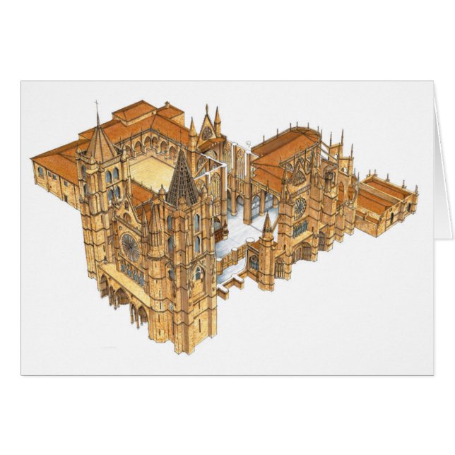 Leonkathedraal. Spanje (Voorkant Horizontaal)