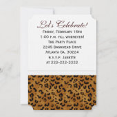 Leopard 14e anniversaire : Photo : Invitation de f (Dos)