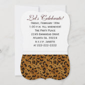 Leopard 1er anniversaire : Photo : Invitation de f (Dos)