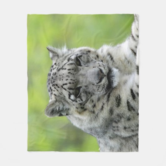 Leopard_2015_0310 Fleece Deken (Voorkant)