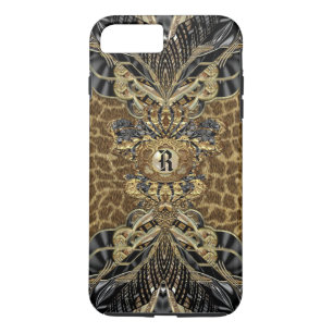 Leopard 6/6s Wild Side Elegant Monogram Plus iPhone 8 Plus / 7 Plus Hoesje
