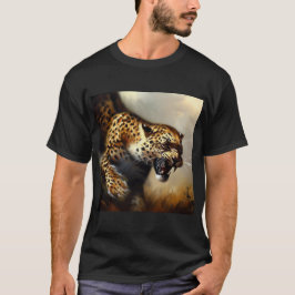 Leopard (8) Wilde kat T-shirt