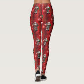 léopard africain père Noël leggings (Dos)
